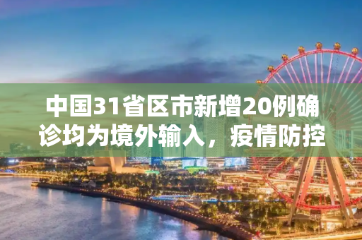 中国31省区市新增20例确诊均为境外输入，疫情防控形势依然严峻,31省区市新增20例确诊均为境外输入