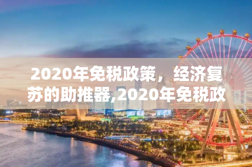 2020年免税政策，经济复苏的助推器,2020年免税政策