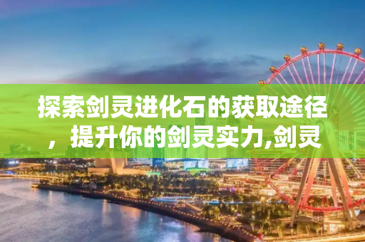 探索剑灵进化石的获取途径，提升你的剑灵实力,剑灵进化石怎么获得