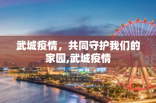 武城疫情，共同守护我们的家园,武城疫情