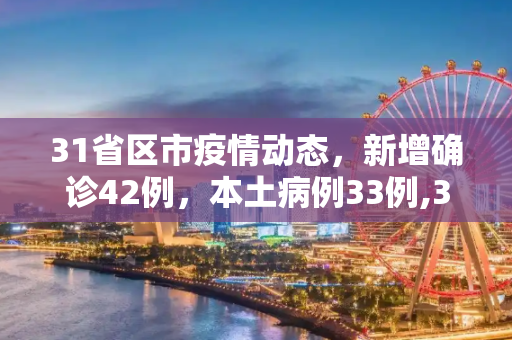 31省区市疫情动态，新增确诊42例，本土病例33例,31省区市新增确诊42例本土33例