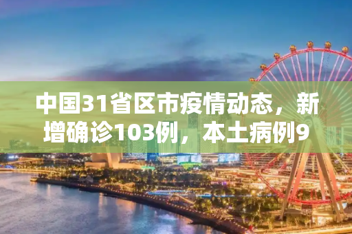 中国31省区市疫情动态，新增确诊103例，本土病例94例,31省区市新增确诊103例本土94例