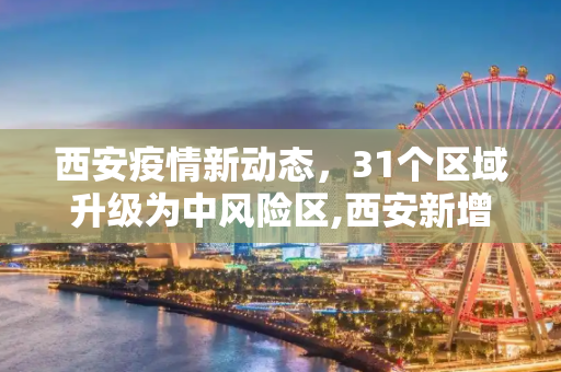 西安疫情新动态，31个区域升级为中风险区,西安新增31个中风险