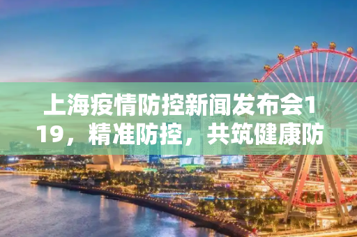 上海疫情防控新闻发布会119，精准防控，共筑健康防线,上海疫情防控新闻发布会119