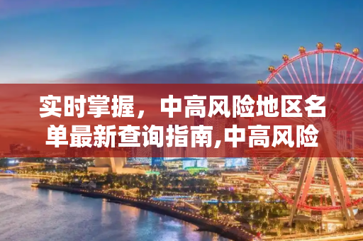 实时掌握，中高风险地区名单最新查询指南,中高风险地区名单最新查询